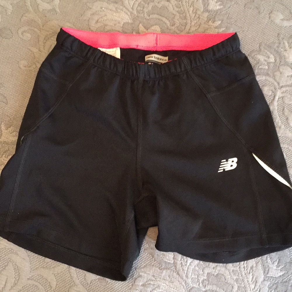 New balance black and pink hot shorts